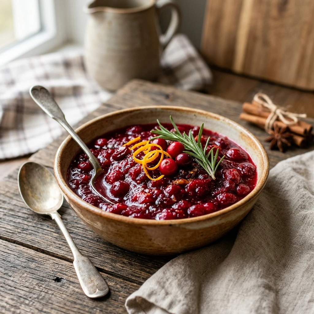 Delicious Slow Cooker Cranberry Sauce